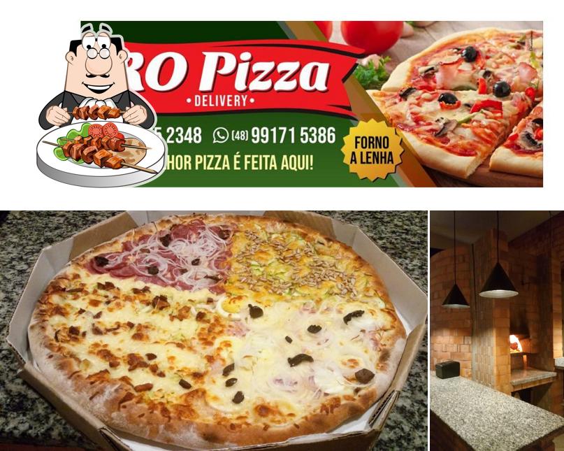 O RO Pizza Delivery se destaca pelo comida e interior