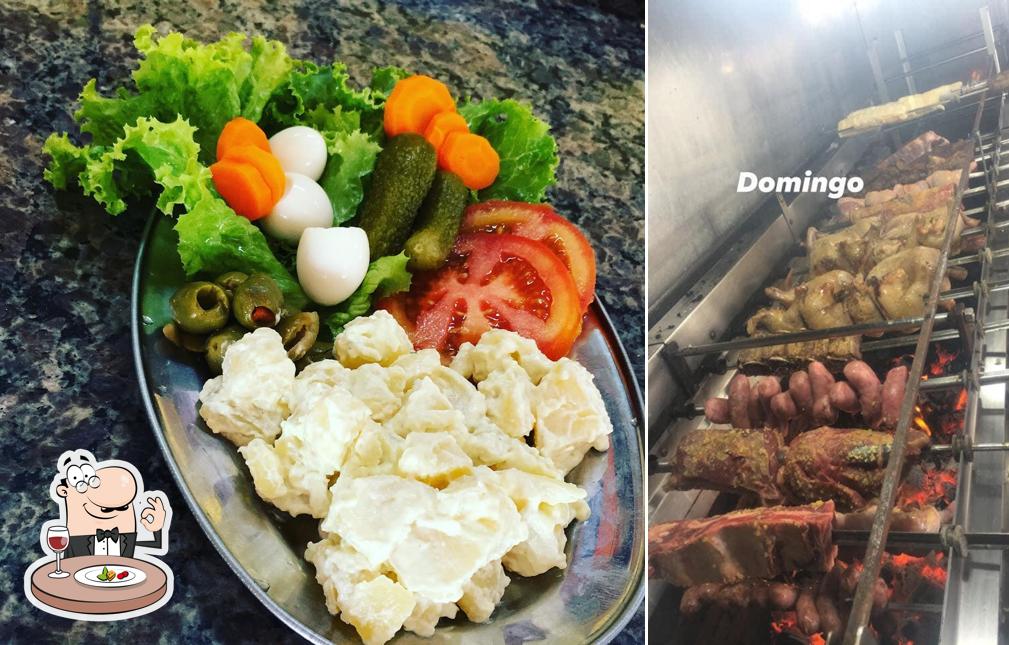 Comida em Espeto na brasa