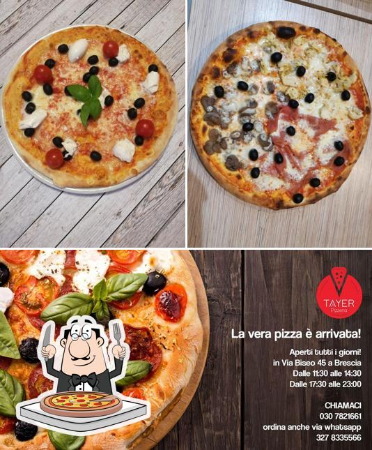 Scegli una pizza a Pizzeria Tayer