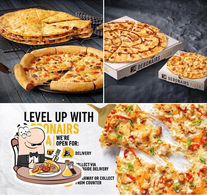 Get pizza at Debonairs Pizza