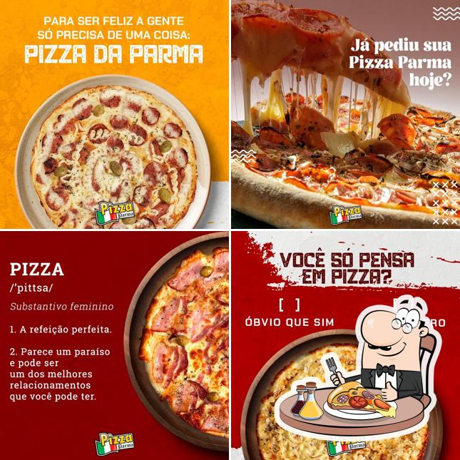 Escolha pizza no PIZZA PARMA