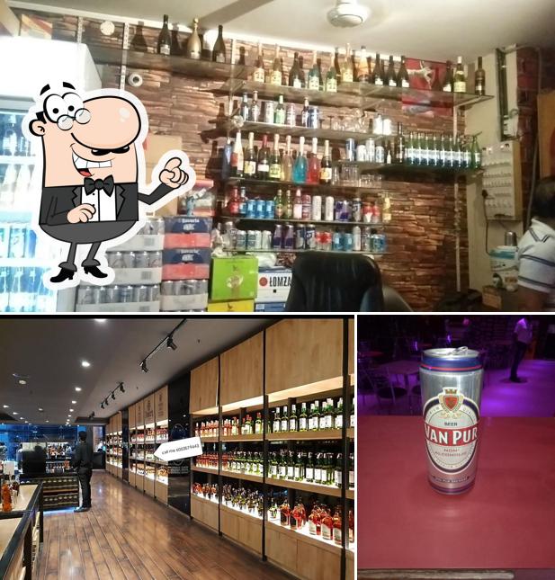 The interior of Adani Magnum King Non Alcoholic Beer Shop