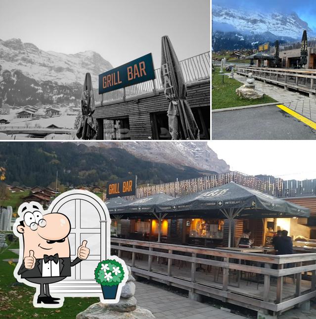 Gli esterni di Eiger Lodge Grill·Bar