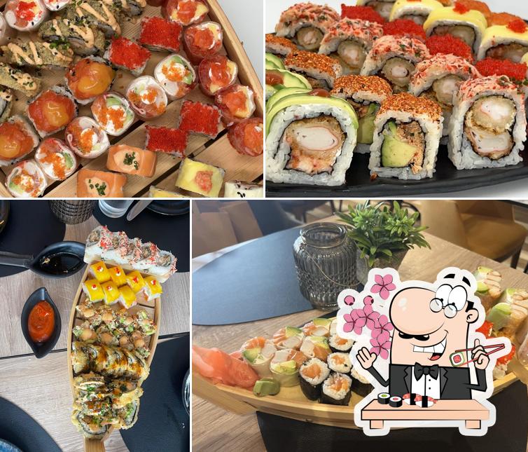 Les sushi sont offerts par Sushi Spot