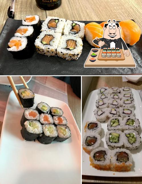 Scegli le varie opzioni di sushi