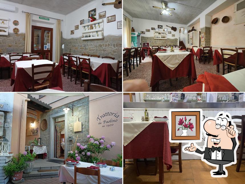 El interior de Trattoria da Paolino