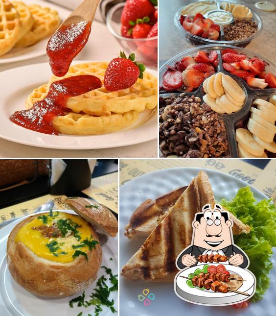 Platos en Be Coffee Canoas