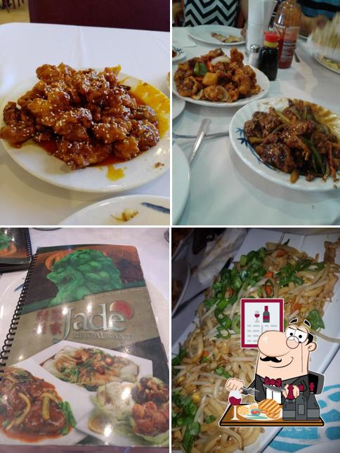 Order meat meals at Jade Restaurant