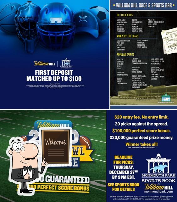 Monmouth Park Sports Book by William Hill in Oceanport - Restaurant reviews