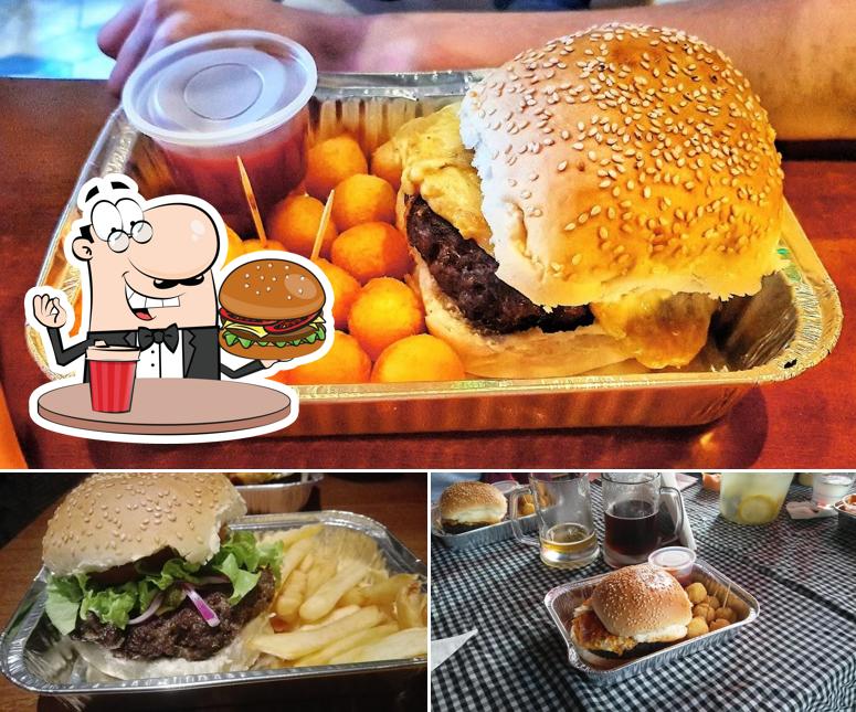 Try out a burger at Rato
