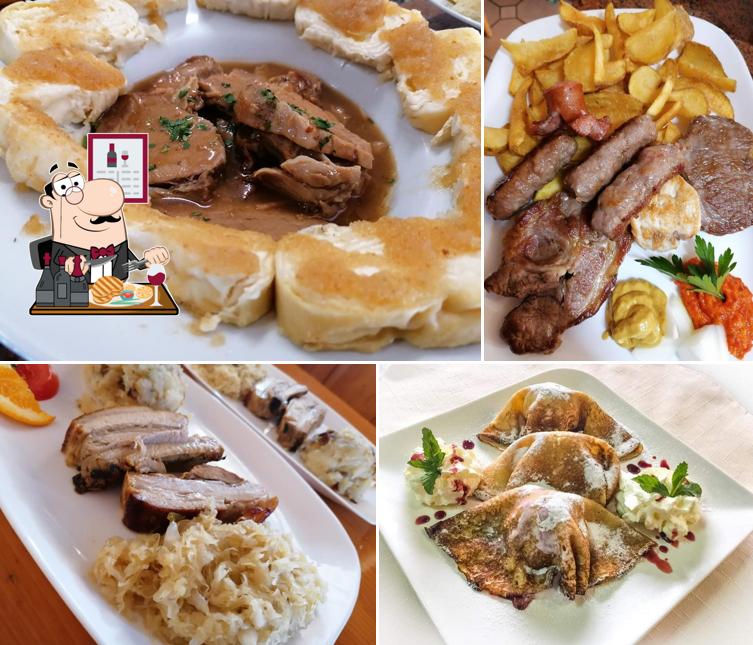Prenditi i un pasto a base di carne a Guesthouse UH Kavalar