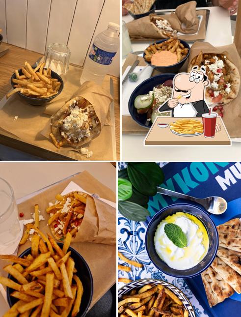 Frites à Greekia - Lyon 2