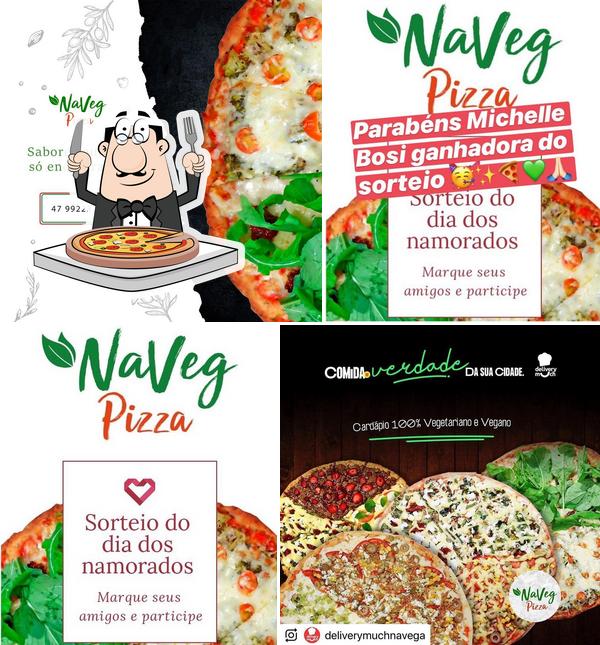 Peça pizza no NaVeg Pizza