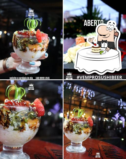 Sushi Beer oferece uma gama de pratos doces