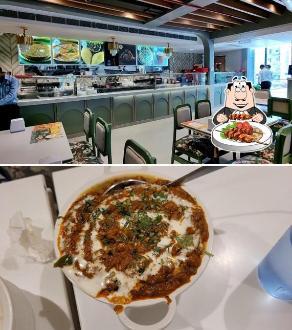 Food at Badami's sweets and Restaurant