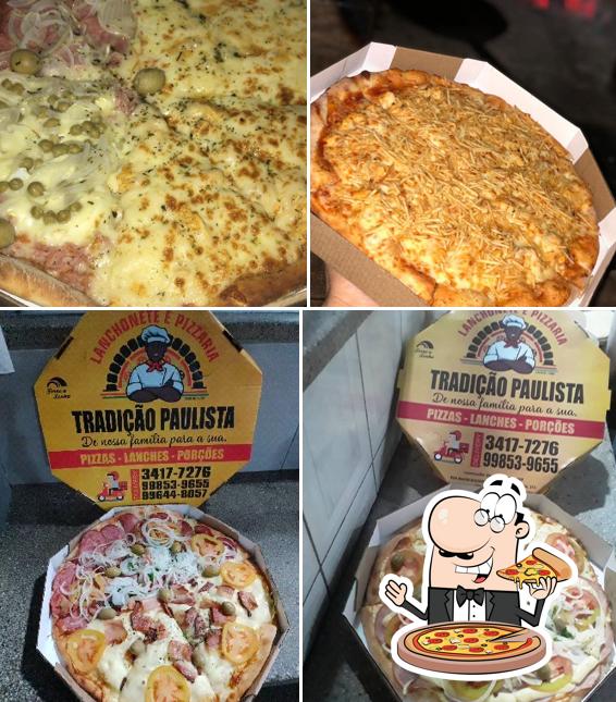 Consiga diferentes variedades de pizza