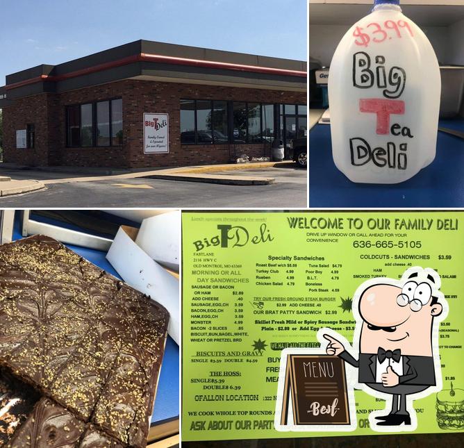 Big T Deli in Old Monroe Restaurant menu and reviews