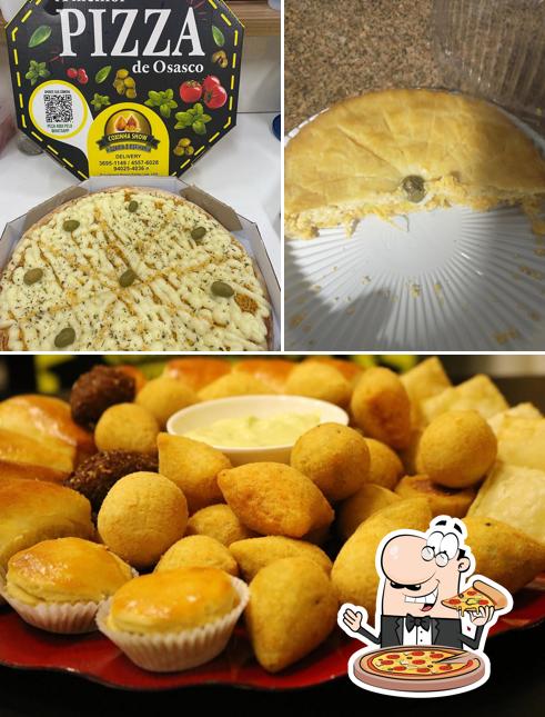 Escolha pizza no Coxinha Show 4