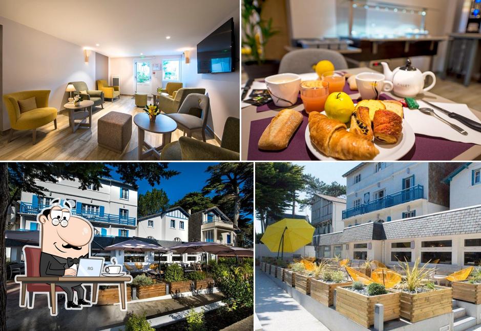 Voici l’image indiquant la intérieur et extérieur sur Hôtel Villa Bettina, USSIM Vacances La Baule