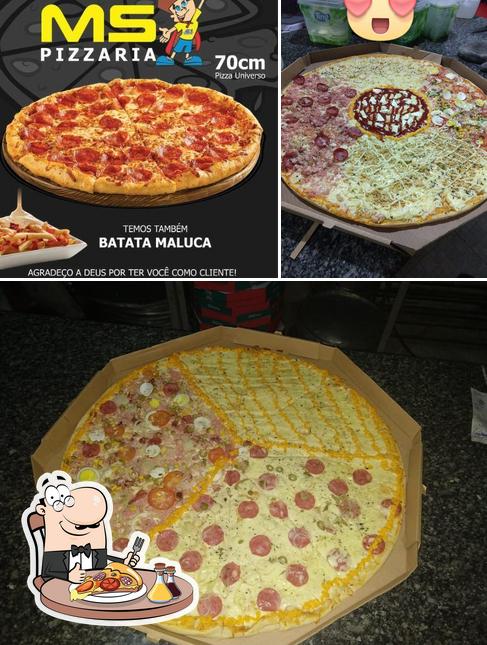 Experimente pizza no MS PIZZARIA EM JARDIM REDENTOR Zap 970061551