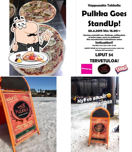 Get pizza at Pulkka Pizzeria Bar&Grill