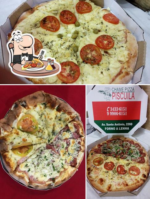 Consiga pizza no PIZZARIA PISCUILA