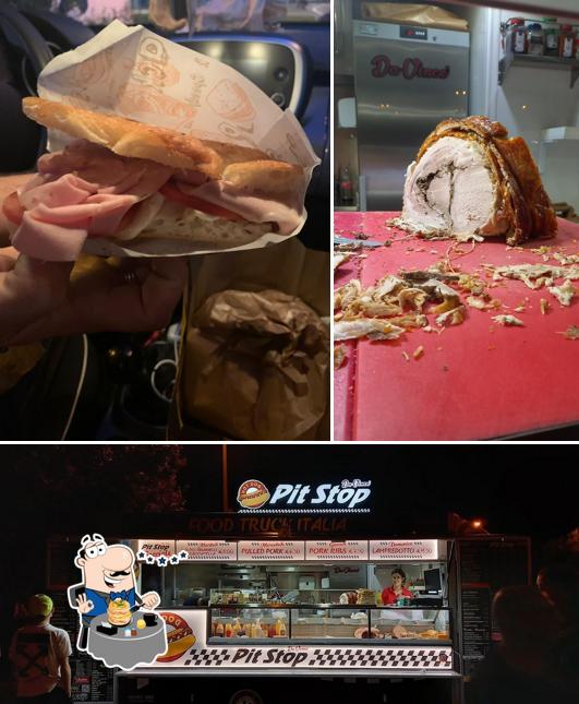 Guarda la immagine che mostra la cibo e interni di Pit stop da vincè food truck