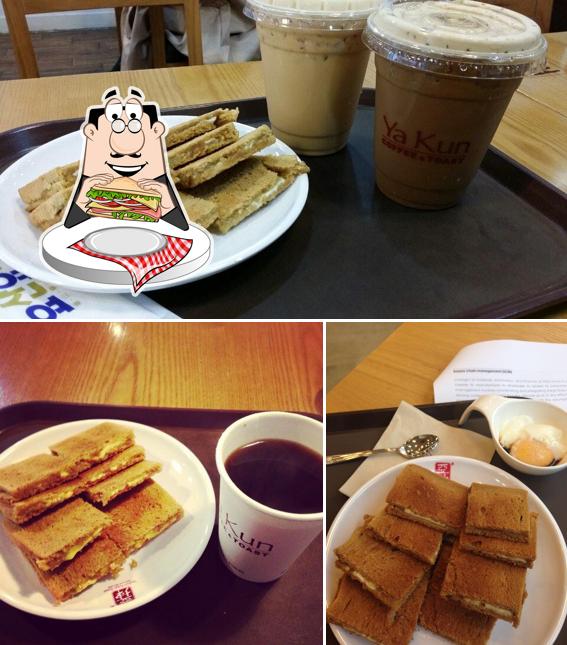 Pick a sandwich at Yakun Kaya Toast