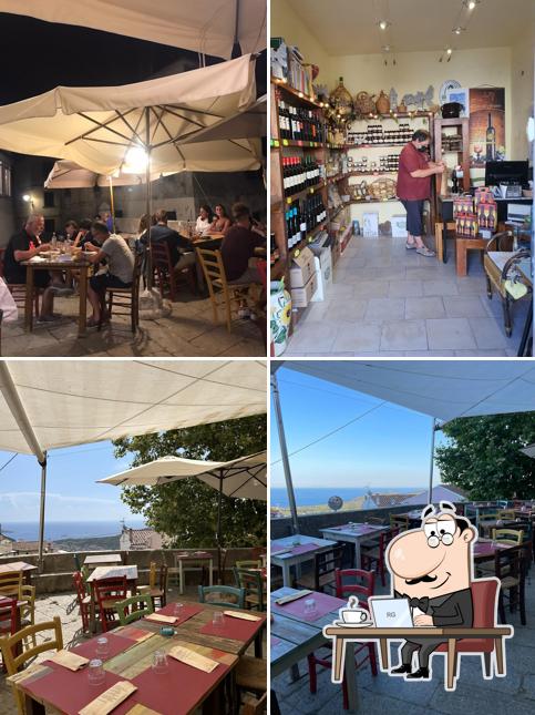 Gli interni di Cacio & Vino