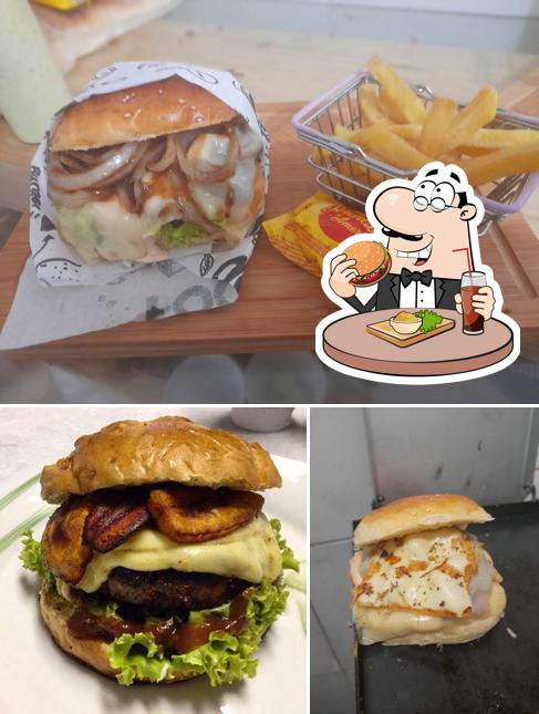 Os hambúrgueres do Gourmet burger irão saciar uma variedade de gostos