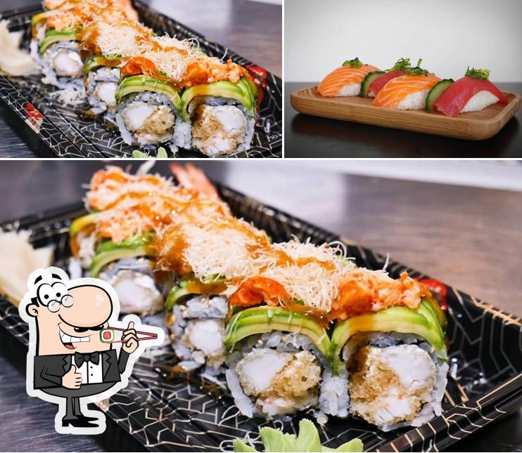 Prova le varie opzioni di sushi