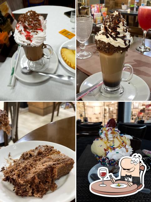 Mousse de chocolate em Lá Familía Café