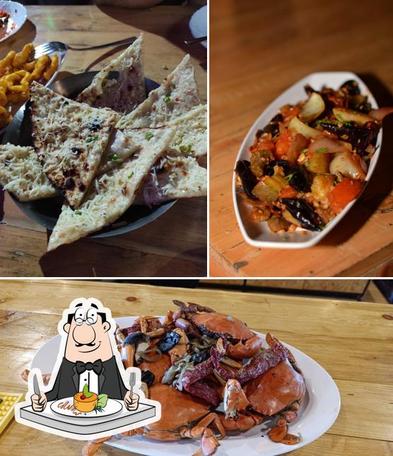 Food at Alvares restaurant and bar