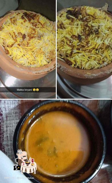 The restaurant's food and beverage