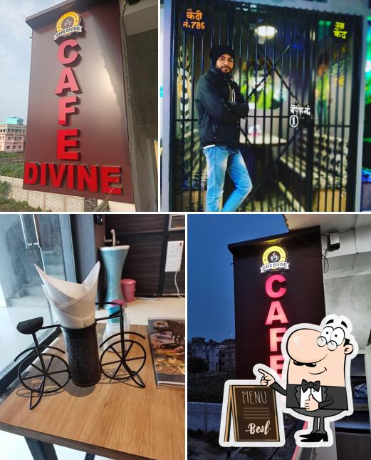 Look at the pic of Cafe Divine