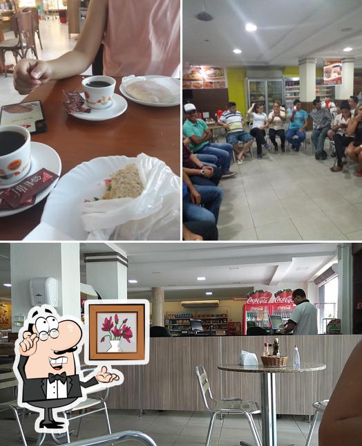 O interior do Pão Mix - Arco
