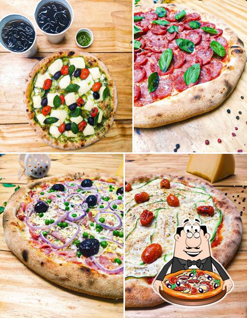 Pesto Pizzas