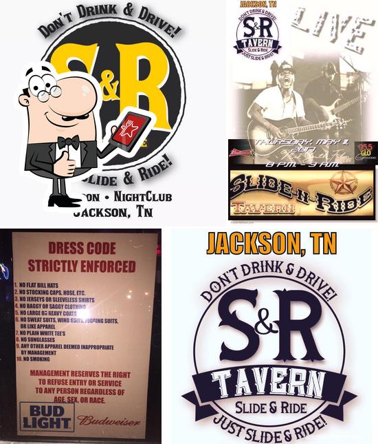 Slide & Ride Tavern in Jackson Restaurant menu and reviews