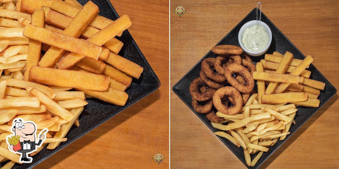 At el Viajero Hamburgueria & Pub you can enjoy finger chips