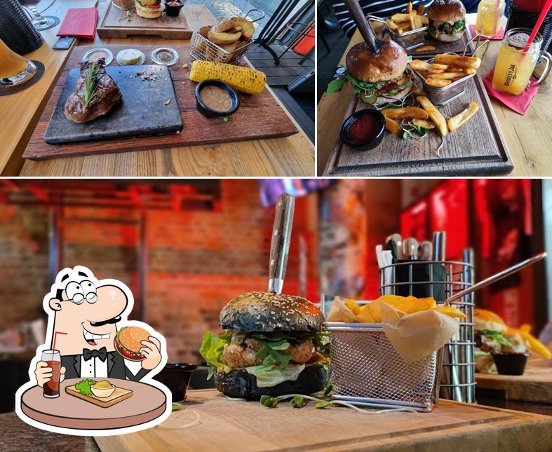 Try out a burger at Whiskey in the Jar