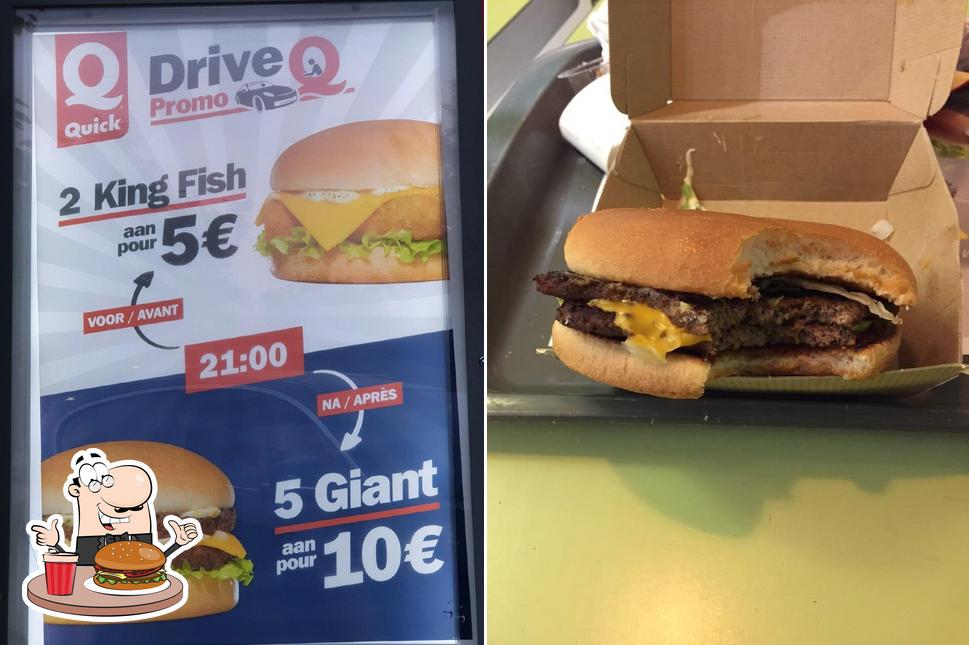 Commandez un hamburger à Quick Kraainem