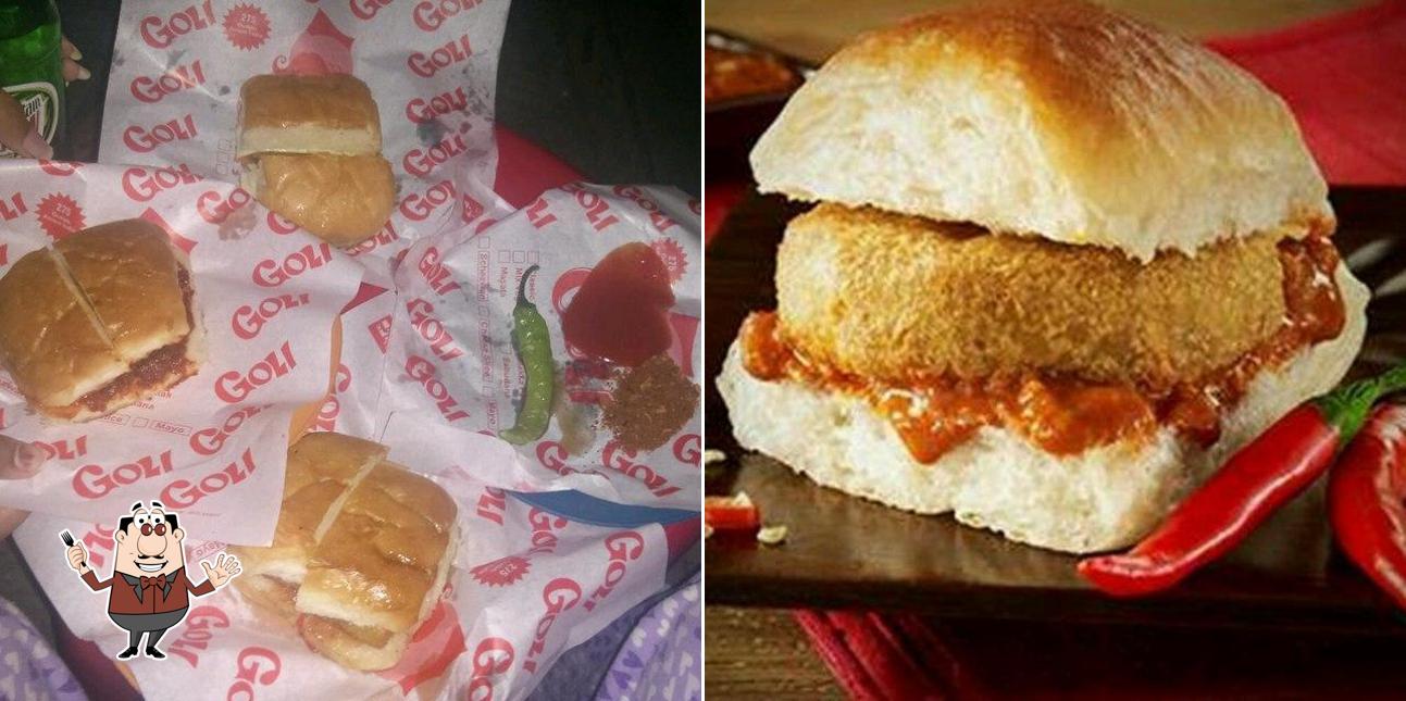 Food at Goli Vada Pav