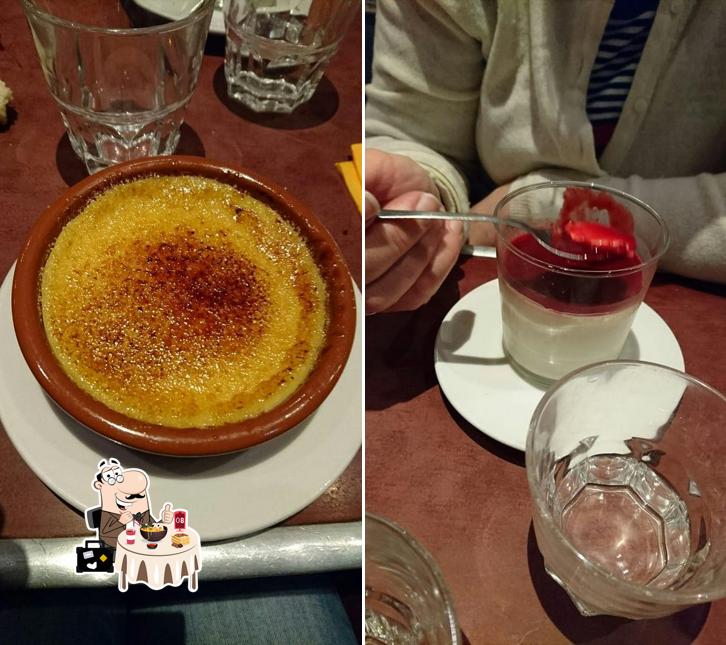 Crème brulée à Le Bistrot des Halles