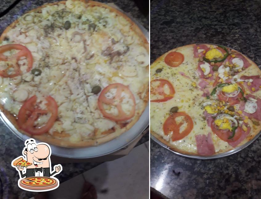 Peça diversos estilos de pizza