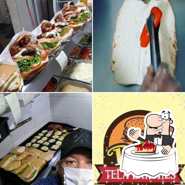 disk-tela-lanches serve uma variedade de pratos doces