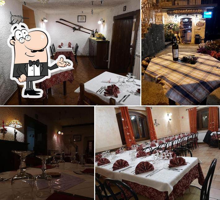 Siediti a un tavolo di ristorante "La Vecchia Locanda"