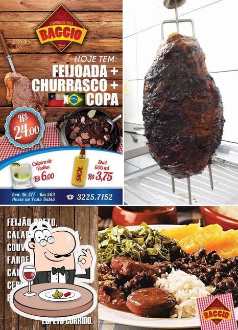 Comida em Churrascaria Baggio