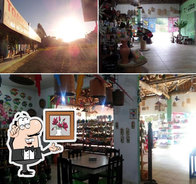 A ilustração do Comércio Casa Verde’s interior e exterior