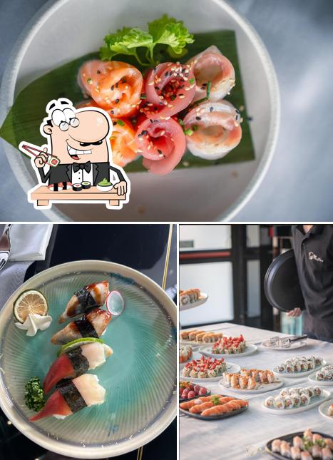 Ordina le diverse opzioni di sushi