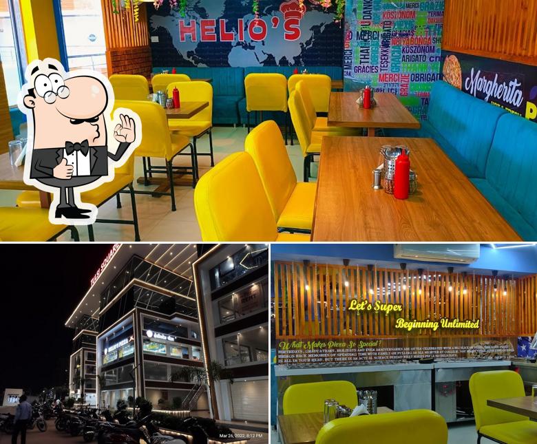 Look at the image of Helio's Pizza